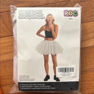 ROC White Adult Tutu